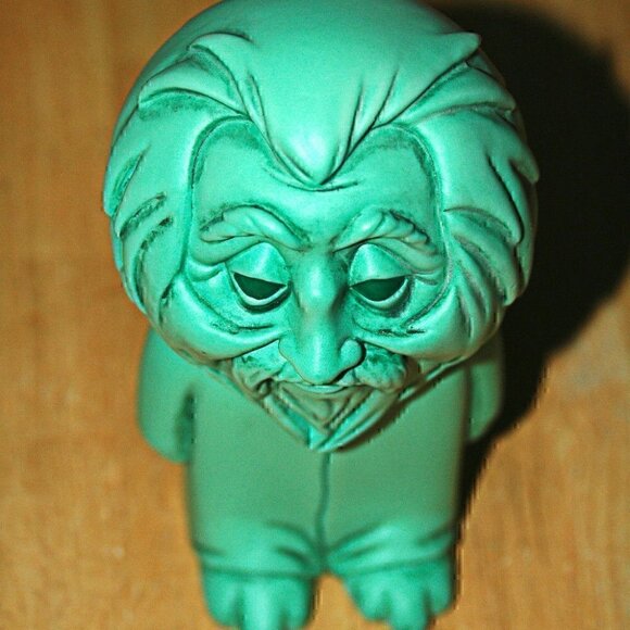 Rare Walt Disney Bobblehead Old Green Man 5" Ceramic Figurine 1971 One-of-a-Kind - Picture 4 of 12